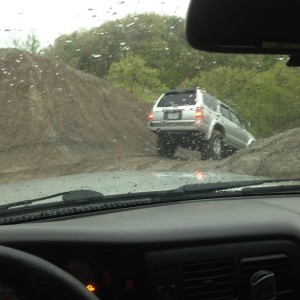Mudding.