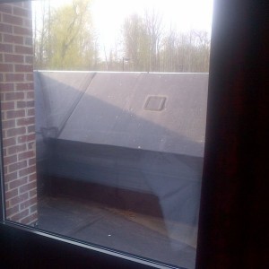 Woke up in New York, great view from the room.