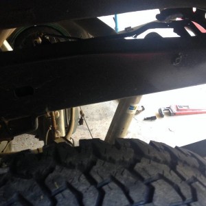 Drivers side with tire