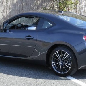 Dark_Gray_Subaru_BRZ_Rear