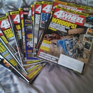 My grandpa in-law kicked down a ton of 4wheel mags...gonna be in the bathro