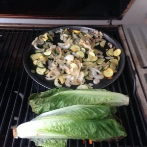 Grilled veggies for dinner