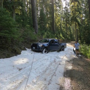 Winch out of snow
