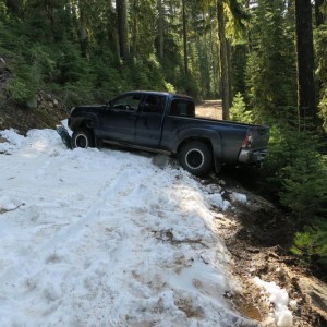 Winching out of snow
