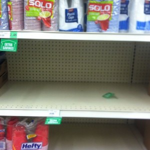 Friday afternoon, the weekend of graduation...this is the spot on the shelf