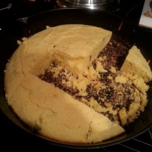 Scratch made cornbread