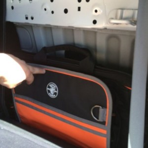 Todays mod. Klein bag fits in there perfectly with ample tool storage and a