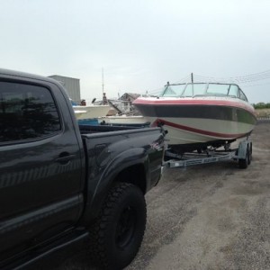 Cleaning up the old boat and putting it up for sale.