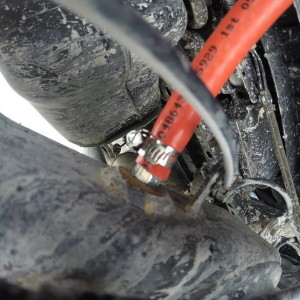 Added Diff breather hose w/ hose clamp 1