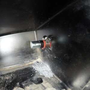 finished breather end in bed storage box