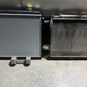 20240410 - Radiator Before And After