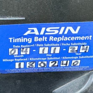 20240414 - Timing Belt Sticker