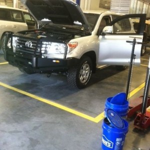 2014 TLC fully armored with a ironman 4x4 front bumper