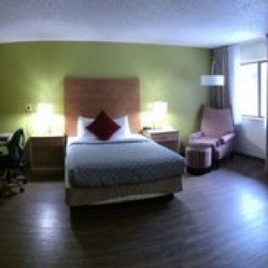 And this is why we stay in a hotel, we snagged a discounted 3 queen suite r