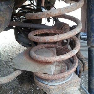 2nd Gen 4Runner 1.5" lift kit at local salvage yard. 