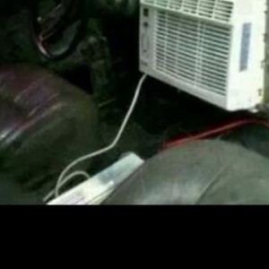 Hooked up the A/C in the whip finally Thanks to sears hooking me up with a 