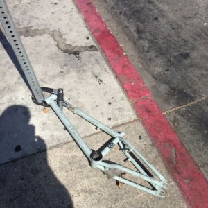 That's just cold. They even took the bearings!