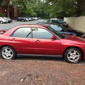 2003 Subaru Impreza WRX Sedona Red Pearl