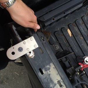 stainless CB mount