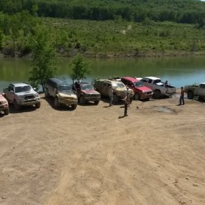 Pic of everyone at the hill climb