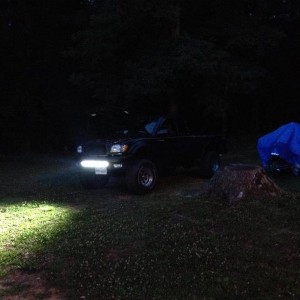 Night shot of light