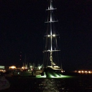 This boat is from South Africa, they must be lost it's NJ.