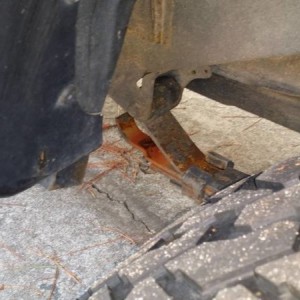 bent leaf spring