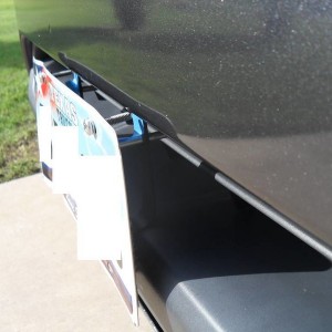 True No Drill License Plate Bracket Rear