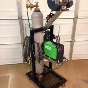 My tig welding cart