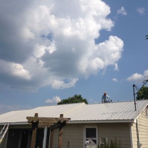 New roof going on.