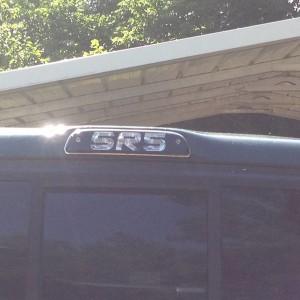 New sr5 third brake light decal
