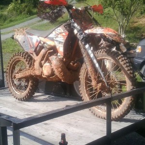 Aftermath of the denver, nc race yesterday.