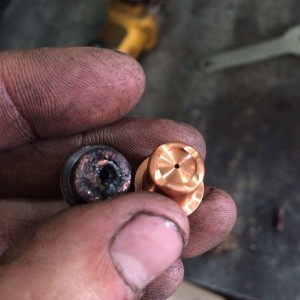 My coworker said he knew how to use a plasma cutter.