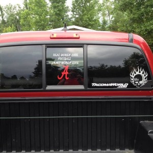 back glass stickers