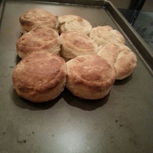 First time ever made great buttermilk biscuits from scratch