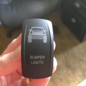 The new switch for the led bar