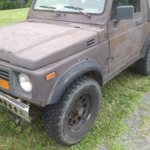 New tires on the samurai