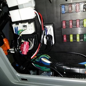 LED courtesy lights under truck