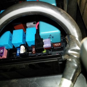 LED courtesy lights under truck