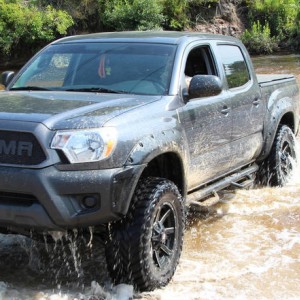First time off roading in the new truck
