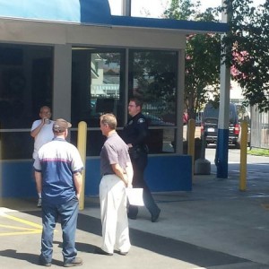 Crazy customer needed to be escorted from the dealership I work at...crazie