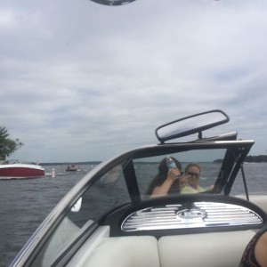 On the lake!