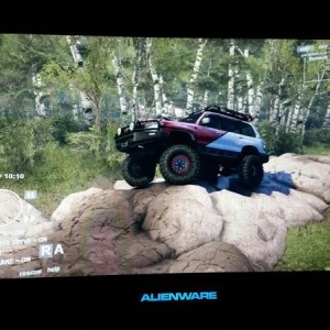 SpinTires w/ land cruiser and map mods. This game is the tits!!