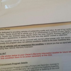Sweet, time to get my cracked lights replaced