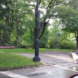 Lots of Hurricane damage in St. John New Brunswick.