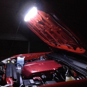 hood light kit installed