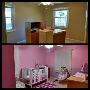 Weekend project done minus hanging some pictures. Ready for my little girl 