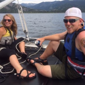 Had some friends out on the sail boat