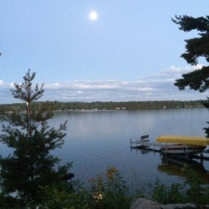 Almost a full moon.