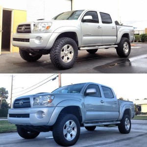 05 tacoma leveled on 33s